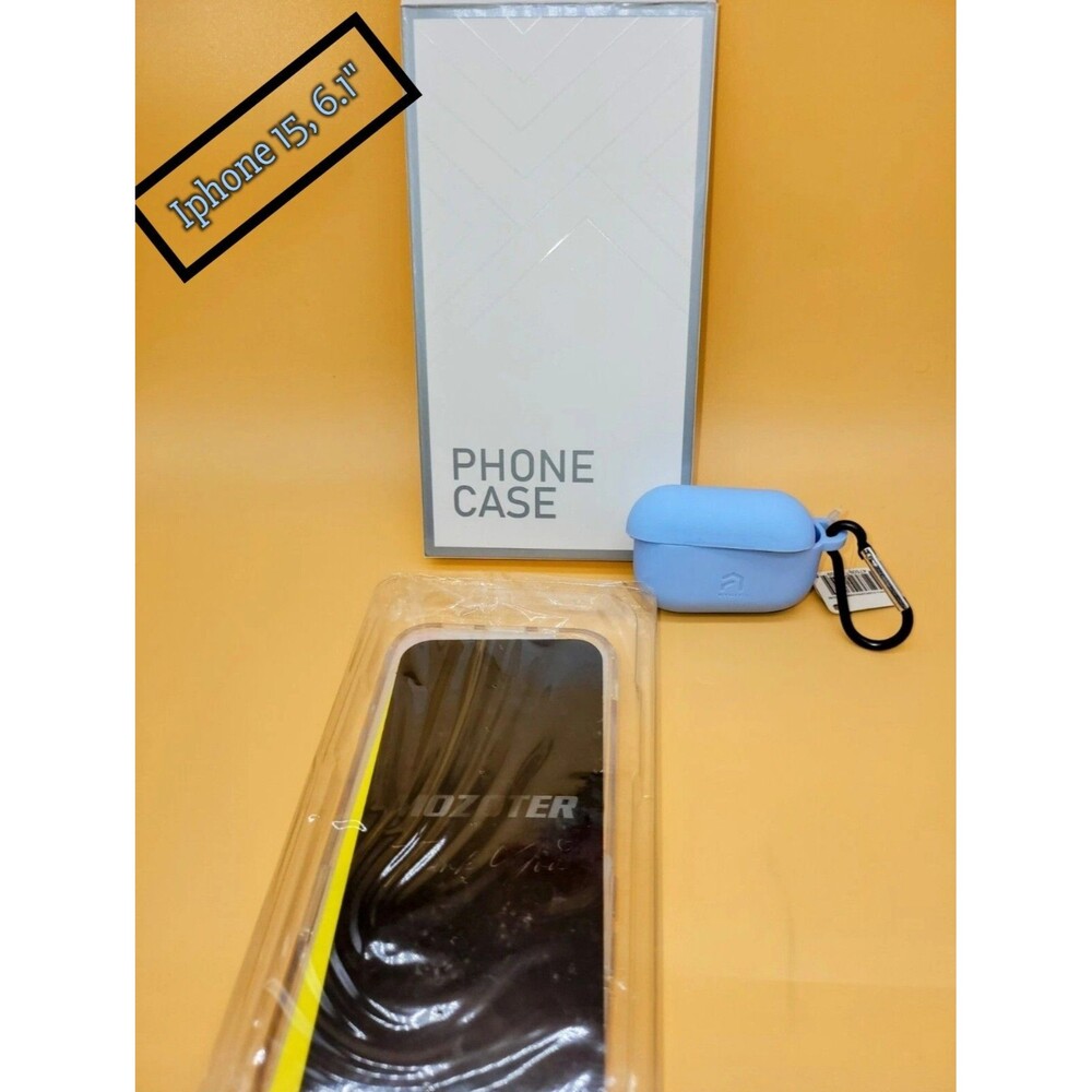 Magnetic for iPhone 15, 6.1" - Case Clear,[Compatible W/Magsafe] Free Ipod Case